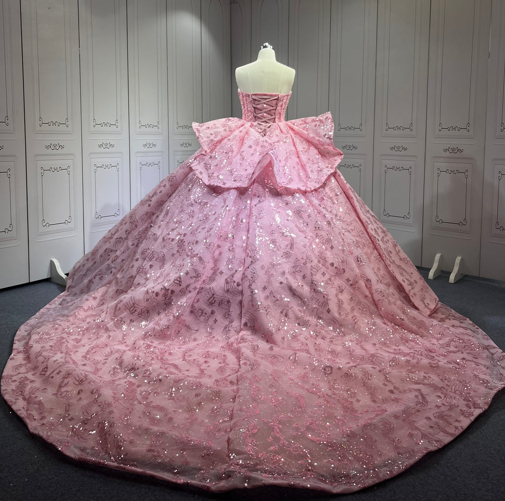 2025 Pink Vestidos De 15 Anos Quinceaneras Vestido De 15 Anos Prom Dresses Luxury Vestidos De Fiesta Elegantes Casamento