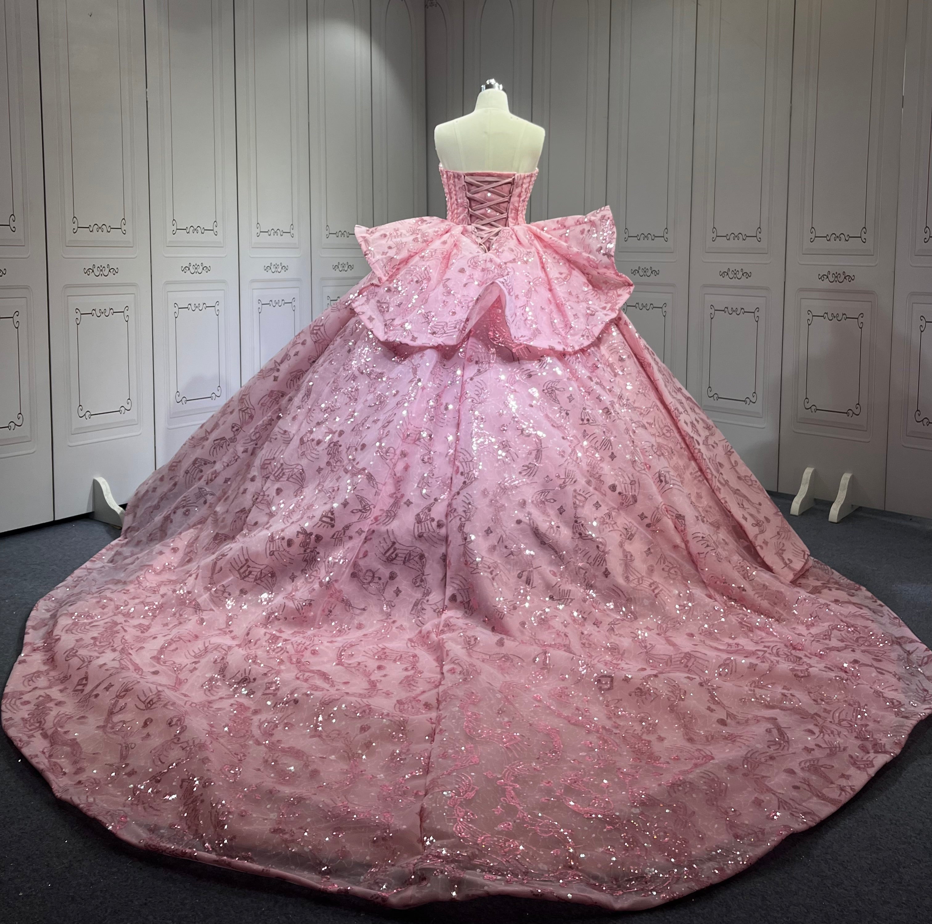2025 Pink Vestidos De 15 Anos Quinceaneras Vestido De 15 Anos Prom Dresses Luxury Vestidos De Fiesta Elegantes Casamento