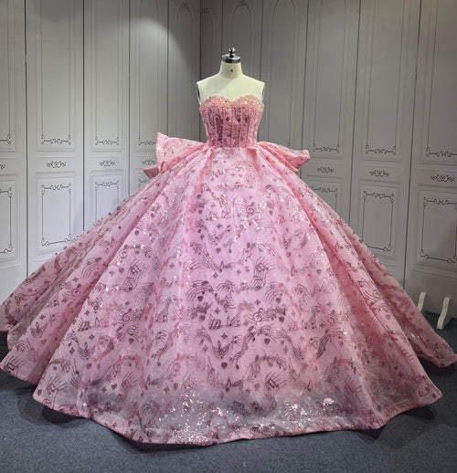 2025 Pink Vestidos De 15 Anos Quinceaneras Vestido De 15 Anos Prom Dresses Luxury Vestidos De Fiesta Elegantes Casamento