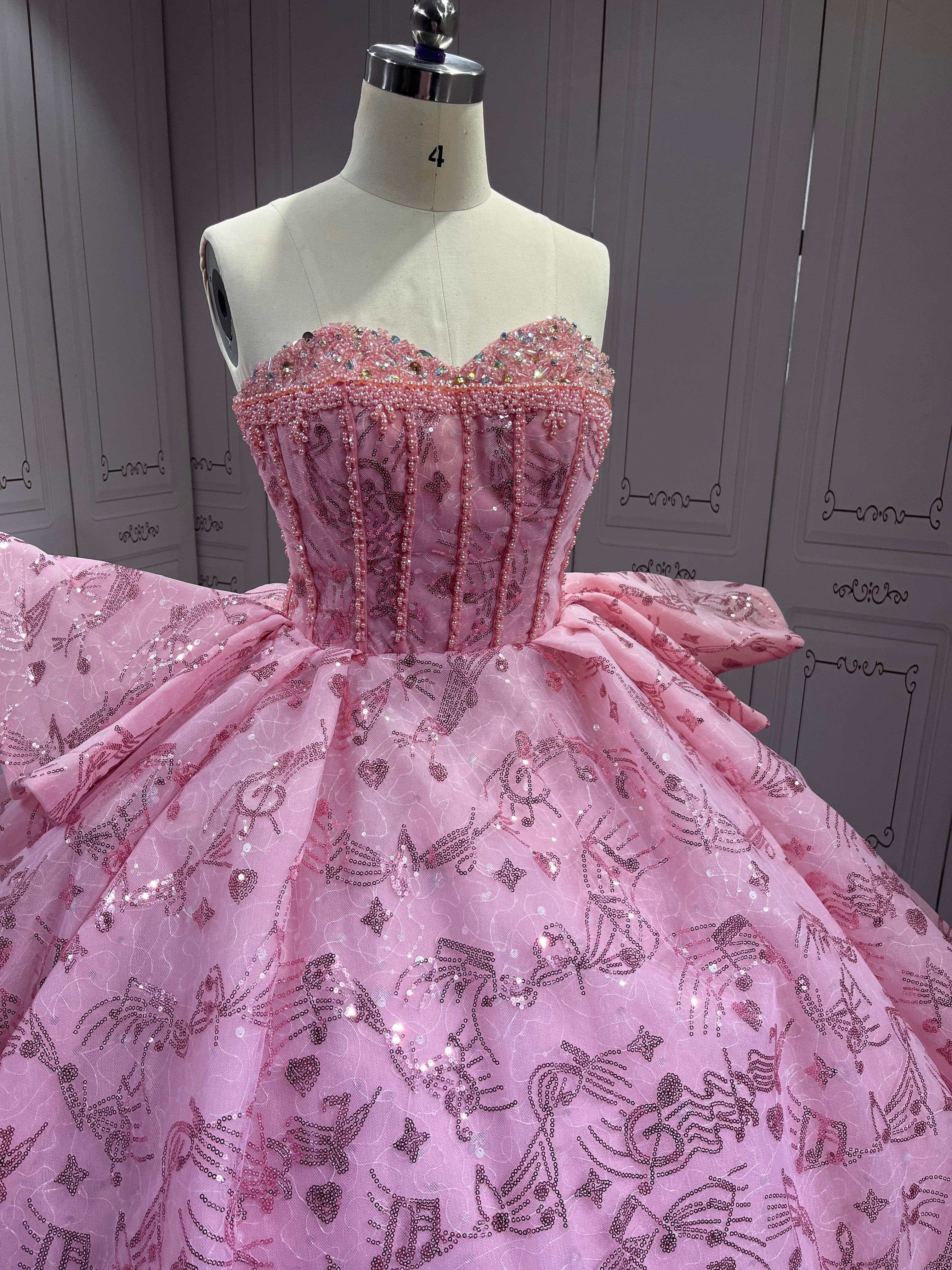 2025 Pink Vestidos De 15 Anos Quinceaneras Vestido De 15 Anos Prom Dresses Luxury Vestidos De Fiesta Elegantes Casamento