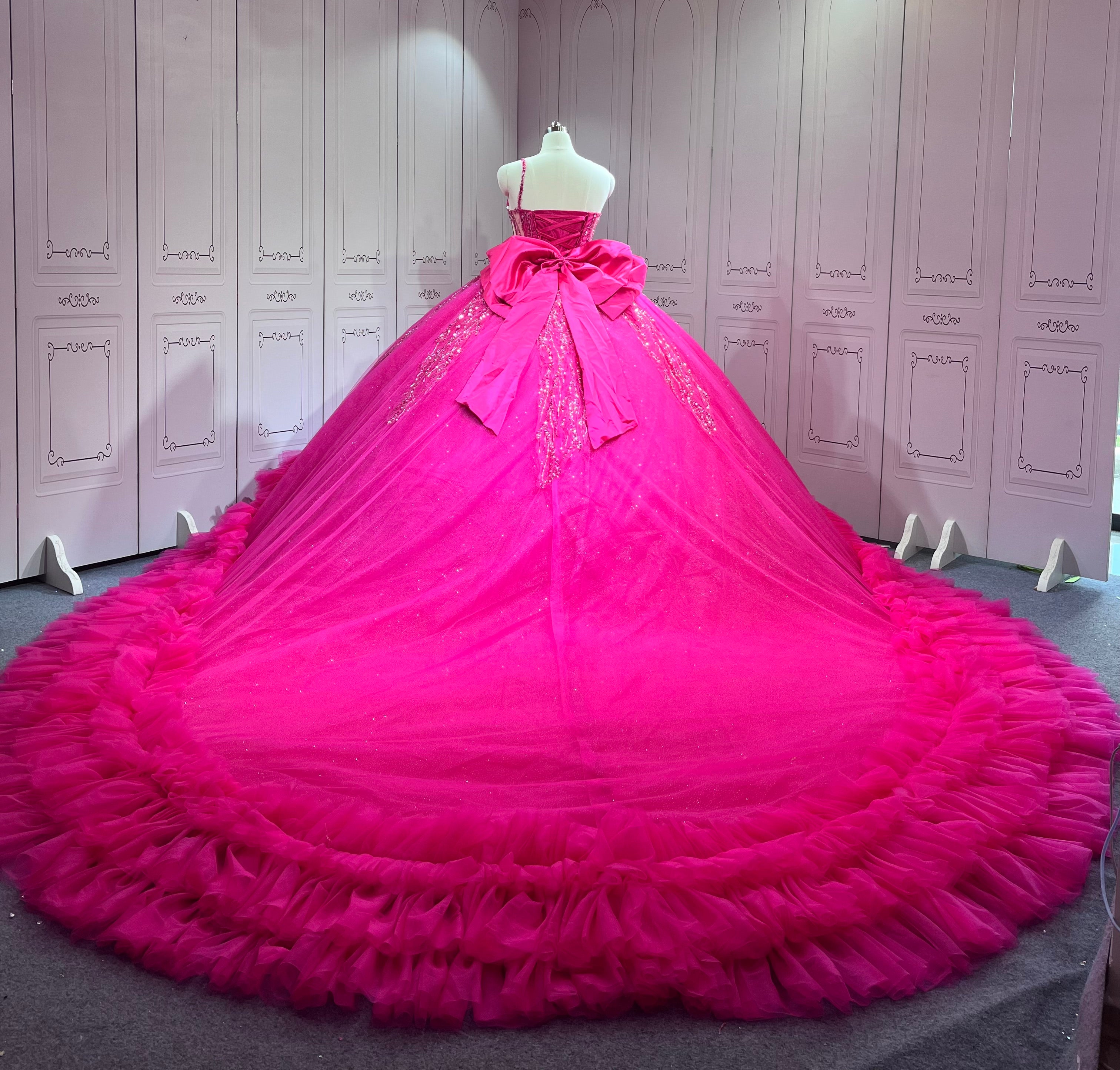 One Shoulder Fuchsia Quinceanera DressesVestidos Para Quiseaera Vestidos De 15Aos De Fiesta Mexicana Quince