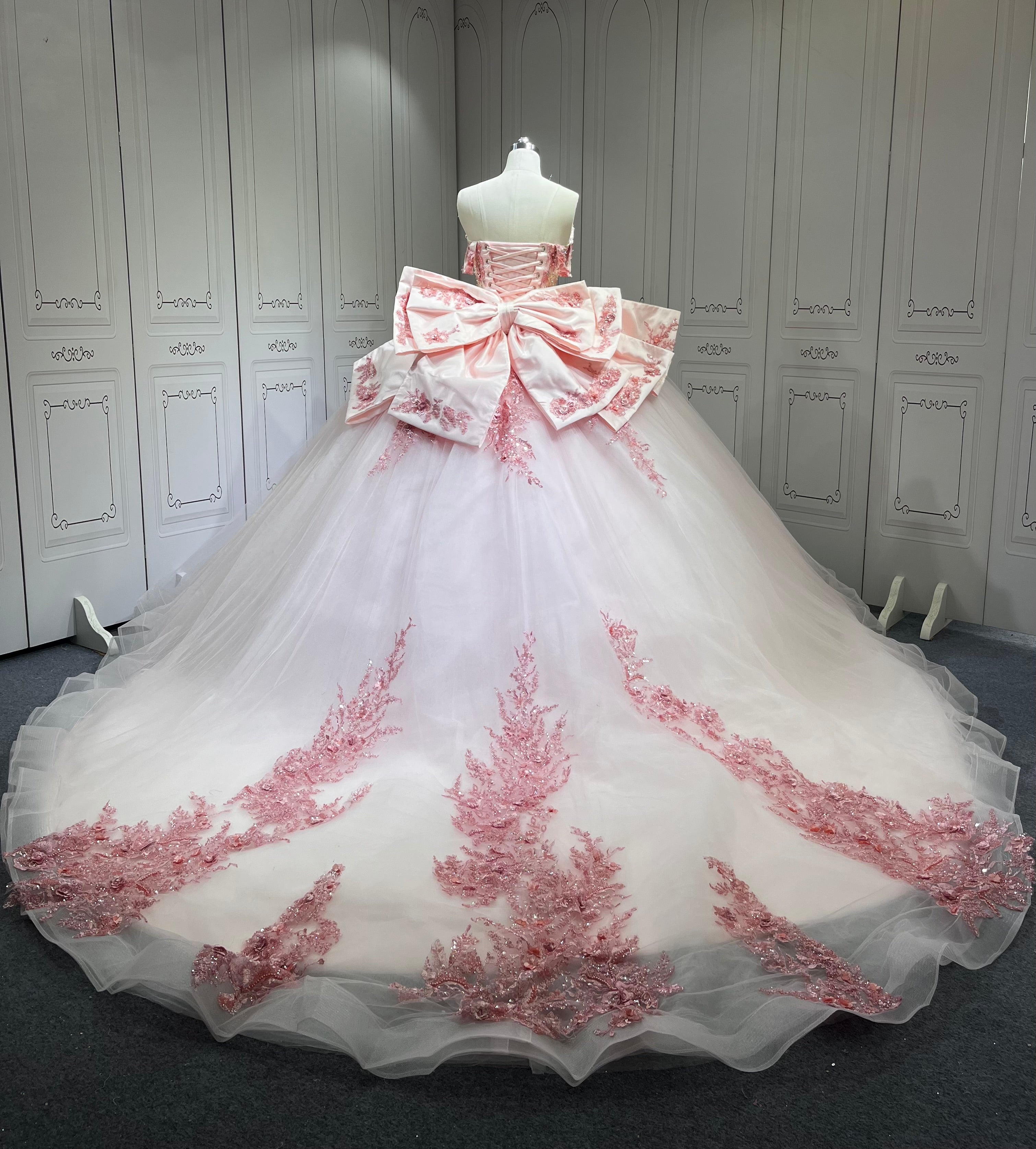 Pink Quinceanera Dresses Vestidos De 15 Quinceaneras Anos Abiti Da Cerimonia Festa 2025 Princess Dress Vestidos Para Mujer