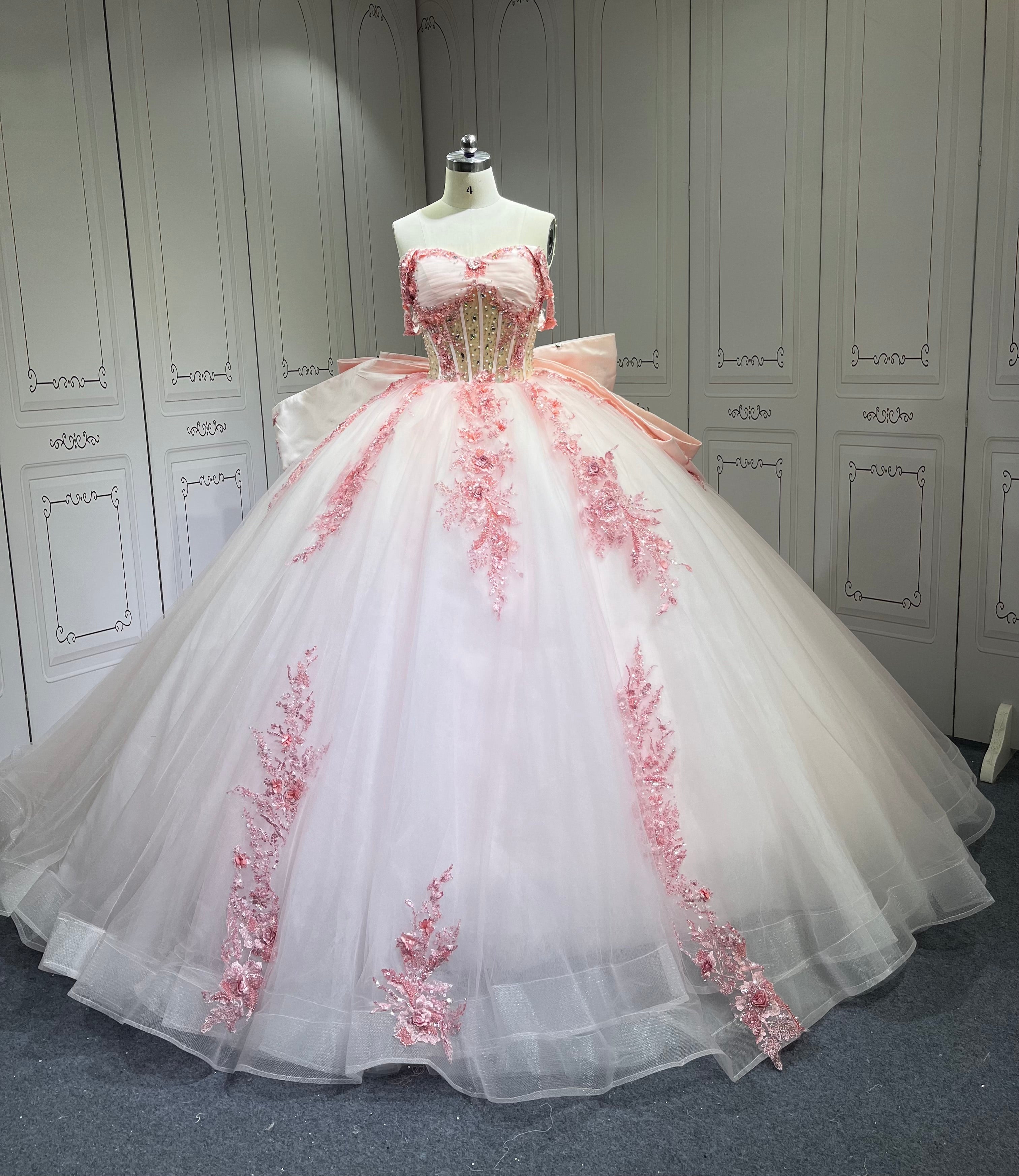 Pink Quinceanera Dresses Vestidos De 15 Quinceaneras Anos Abiti Da Cerimonia Festa 2025 Princess Dress Vestidos Para Mujer