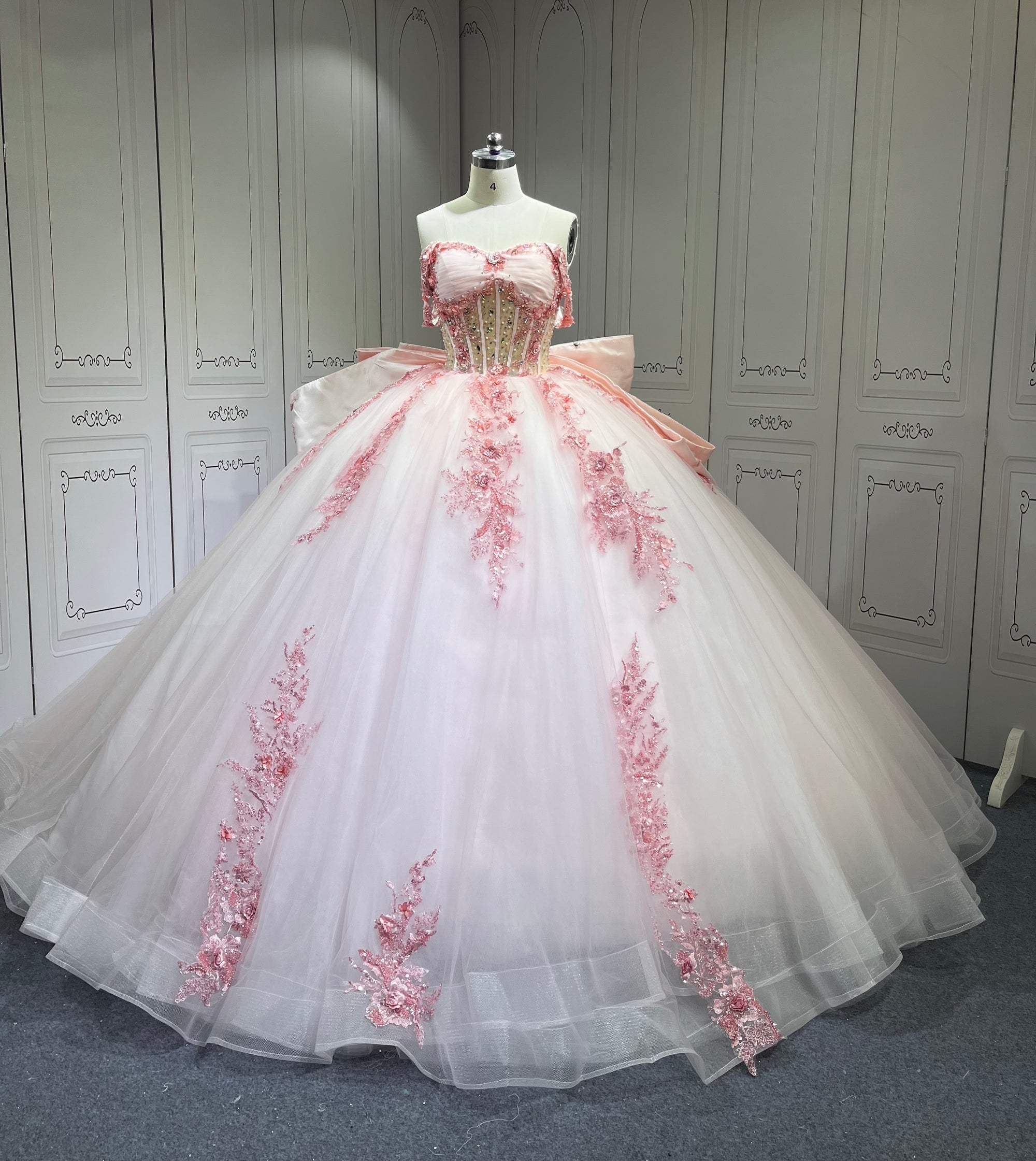 Pink Quinceanera Dresses Vestidos De 15 Quinceaneras Anos Abiti Da Cerimonia Festa 2025 Princess Dress Vestidos Para Mujer