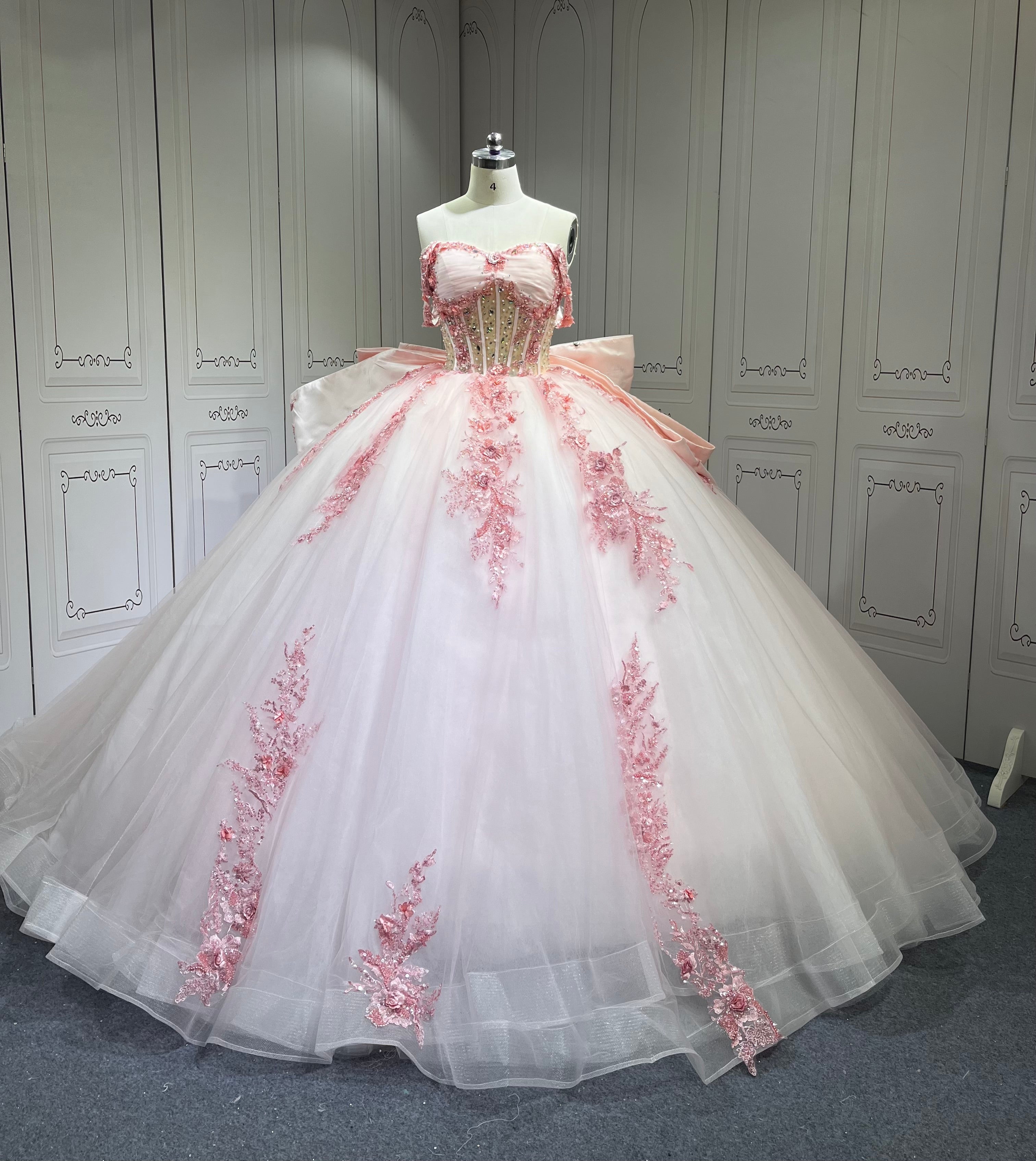 Pink Quinceanera Dresses Vestidos De 15 Quinceaneras Anos Abiti Da Cerimonia Festa 2025 Princess Dress Vestidos Para Mujer
