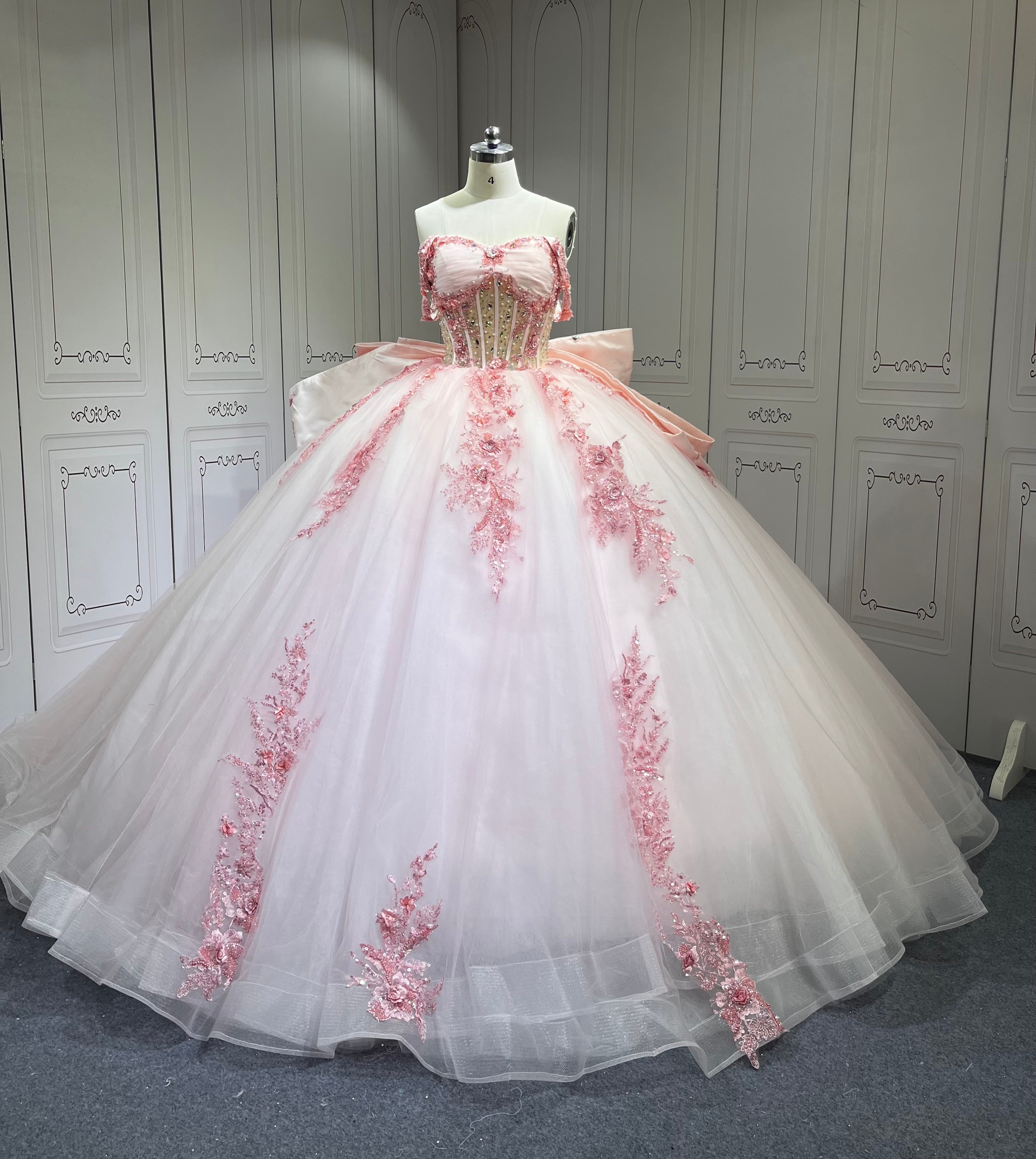 Pink Quinceanera Dresses Vestidos De 15 Quinceaneras Anos Abiti Da Cerimonia Festa 2025 Princess Dress Vestidos Para Mujer