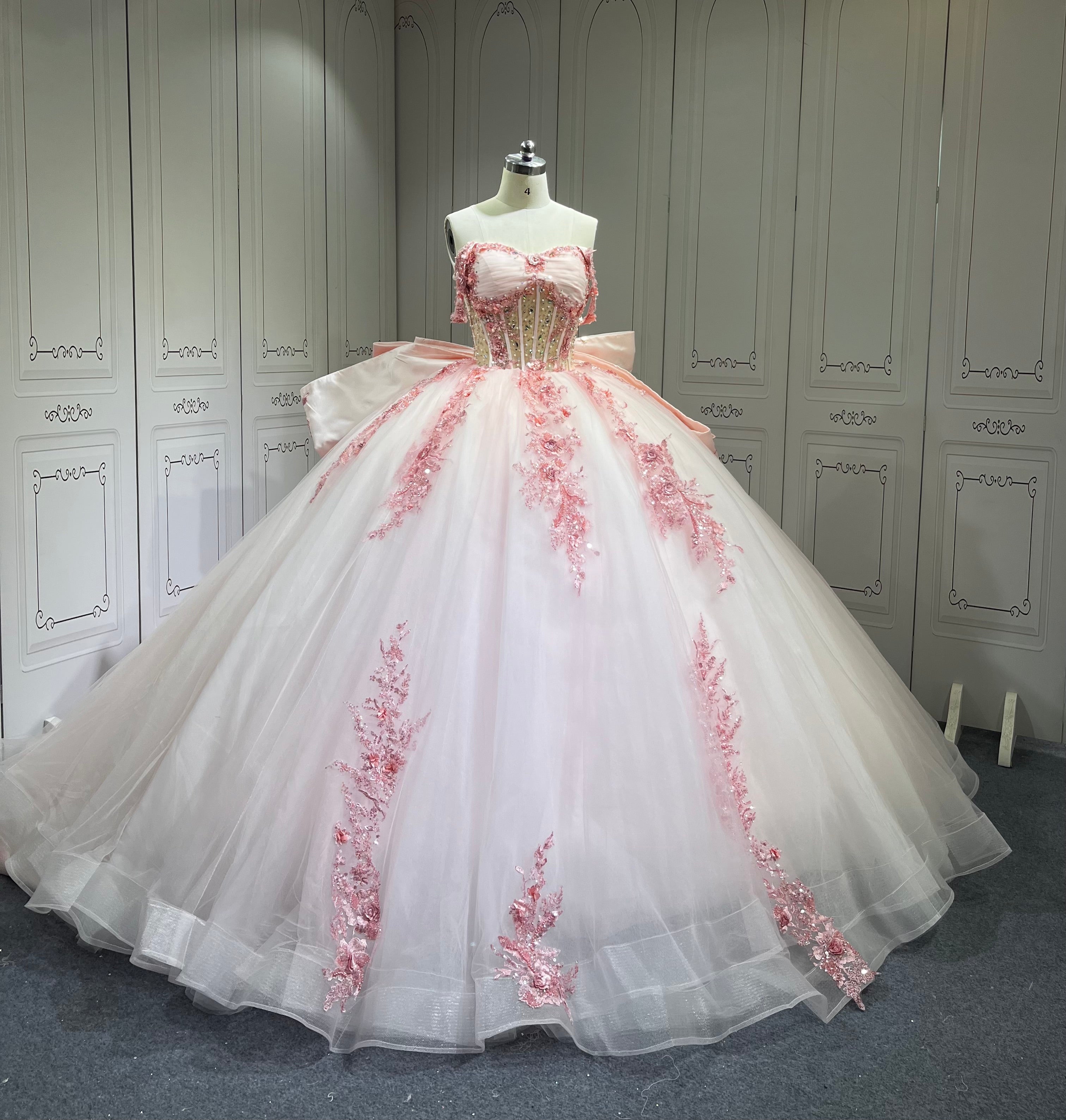 Pink Quinceanera Dresses Vestidos De 15 Quinceaneras Anos Abiti Da Cerimonia Festa 2025 Princess Dress Vestidos Para Mujer
