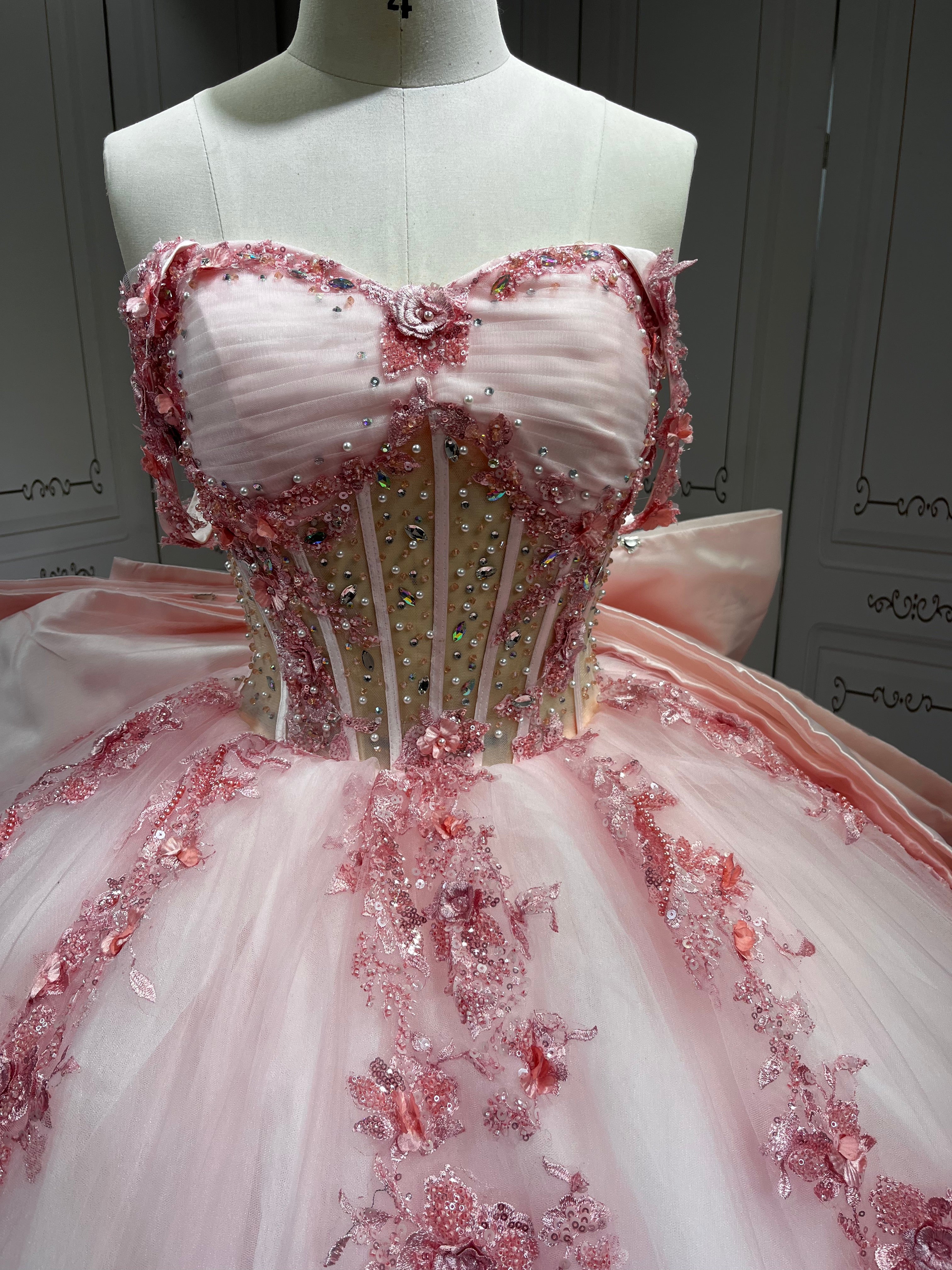 Pink Quinceanera Dresses Vestidos De 15 Quinceaneras Anos Abiti Da Cerimonia Festa 2025 Princess Dress Vestidos Para Mujer