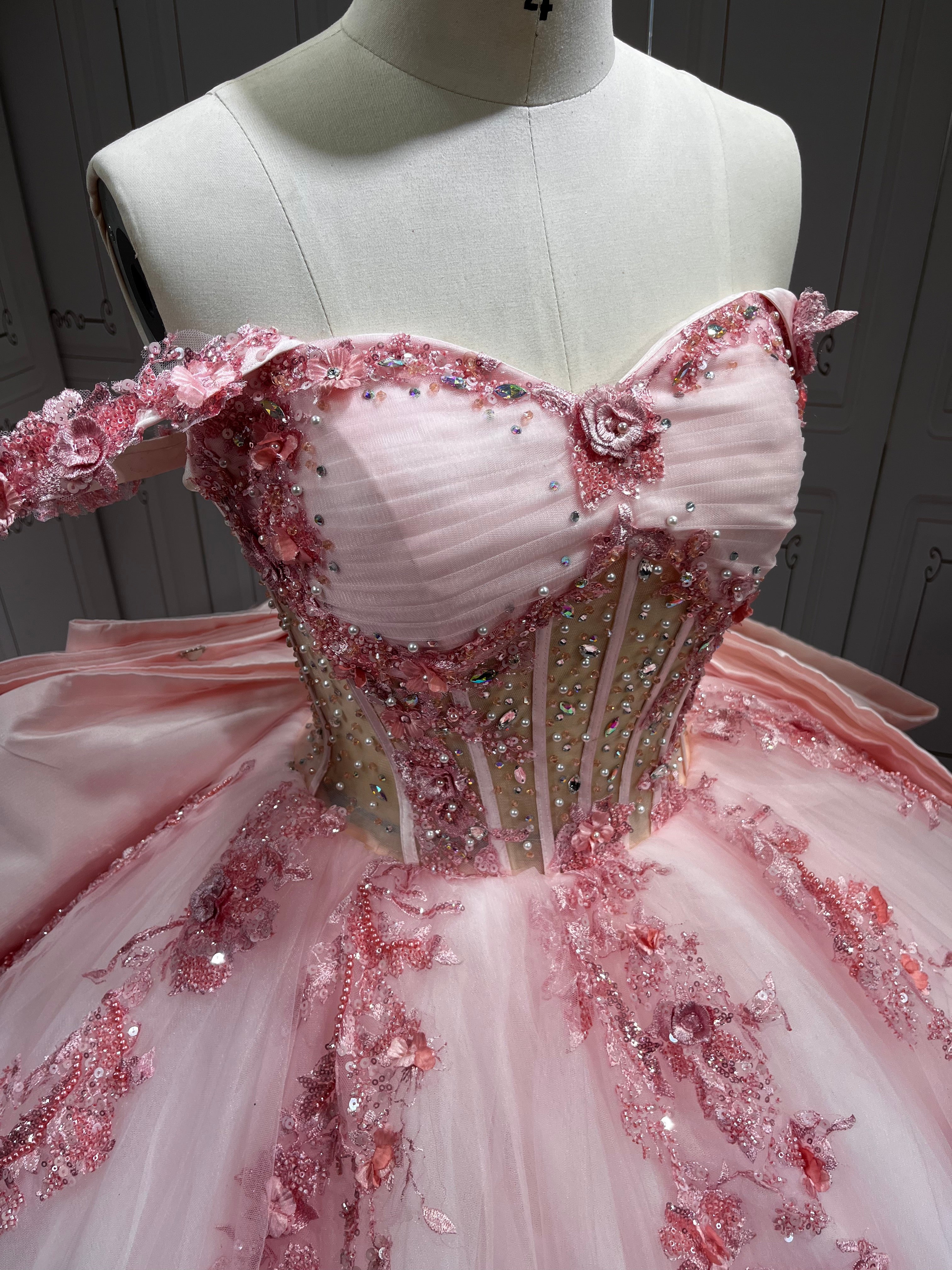 Pink Quinceanera Dresses Vestidos De 15 Quinceaneras Anos Abiti Da Cerimonia Festa 2025 Princess Dress Vestidos Para Mujer