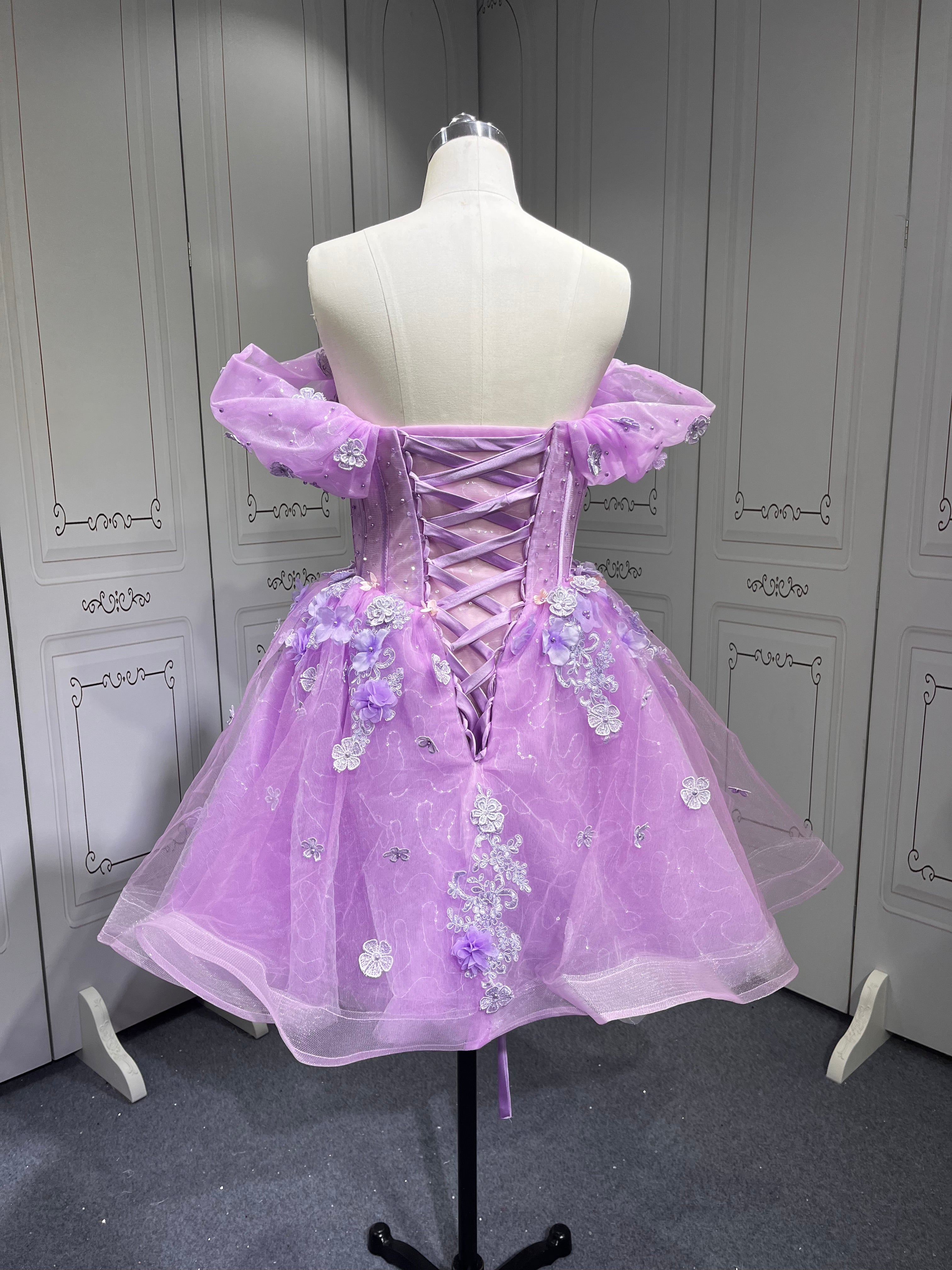 Mumuleo Vestidos De 15 Aos Trajes Para Quinciaeras Vestidos Quinceaera Quinceaera Dresses Para Quinceanera Dresses 15 Lilac