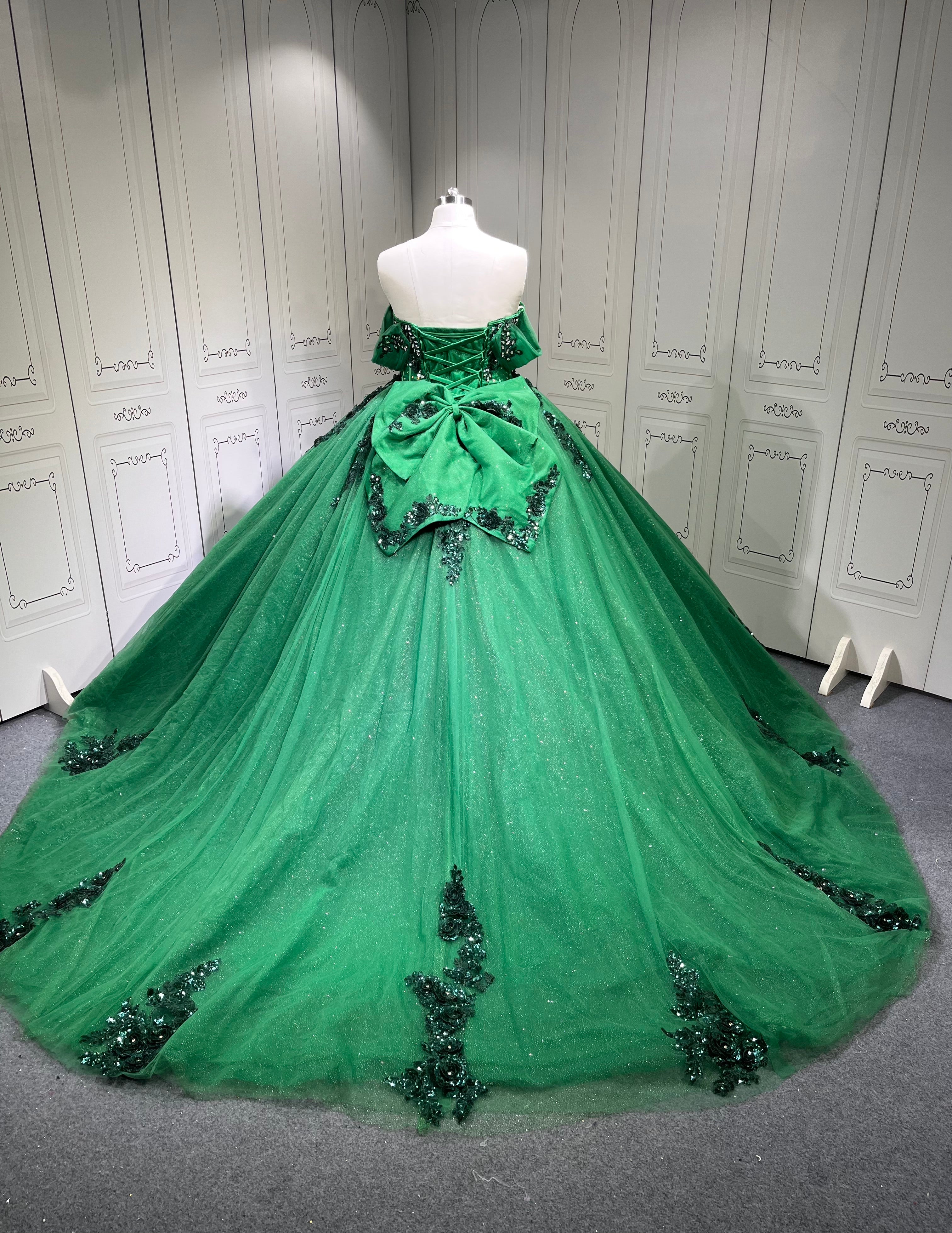 Mumuleo Emerald Green Quinceanera Dress Vestidos De 15 Aos Azul Para 15 Aos Xv Dresses Vestidos De 15 Ball Gown Blue Verde