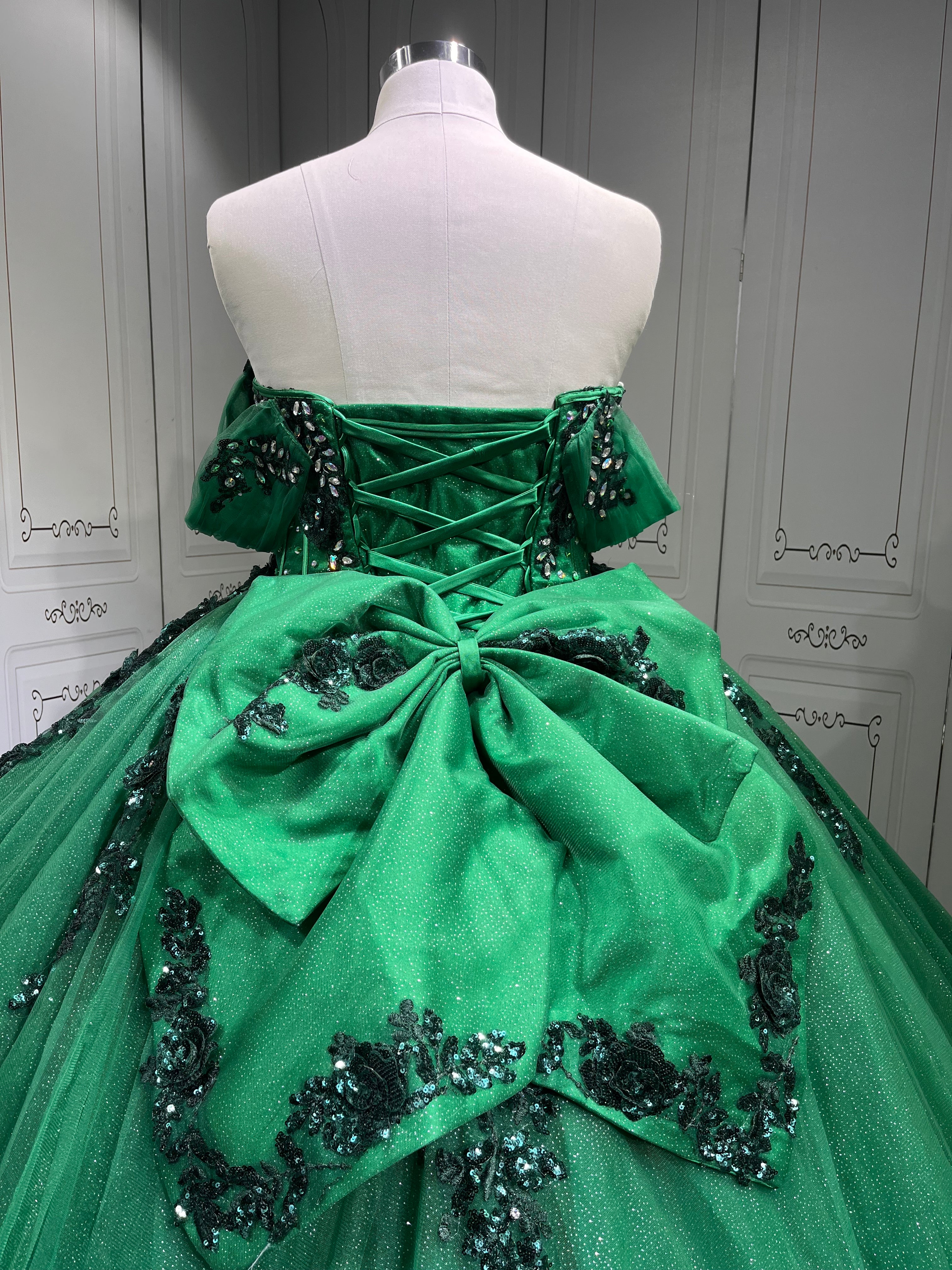 Mumuleo Emerald Green Quinceanera Dress Vestidos De 15 Aos Azul Para 15 Aos Xv Dresses Vestidos De 15 Ball Gown Blue Verde