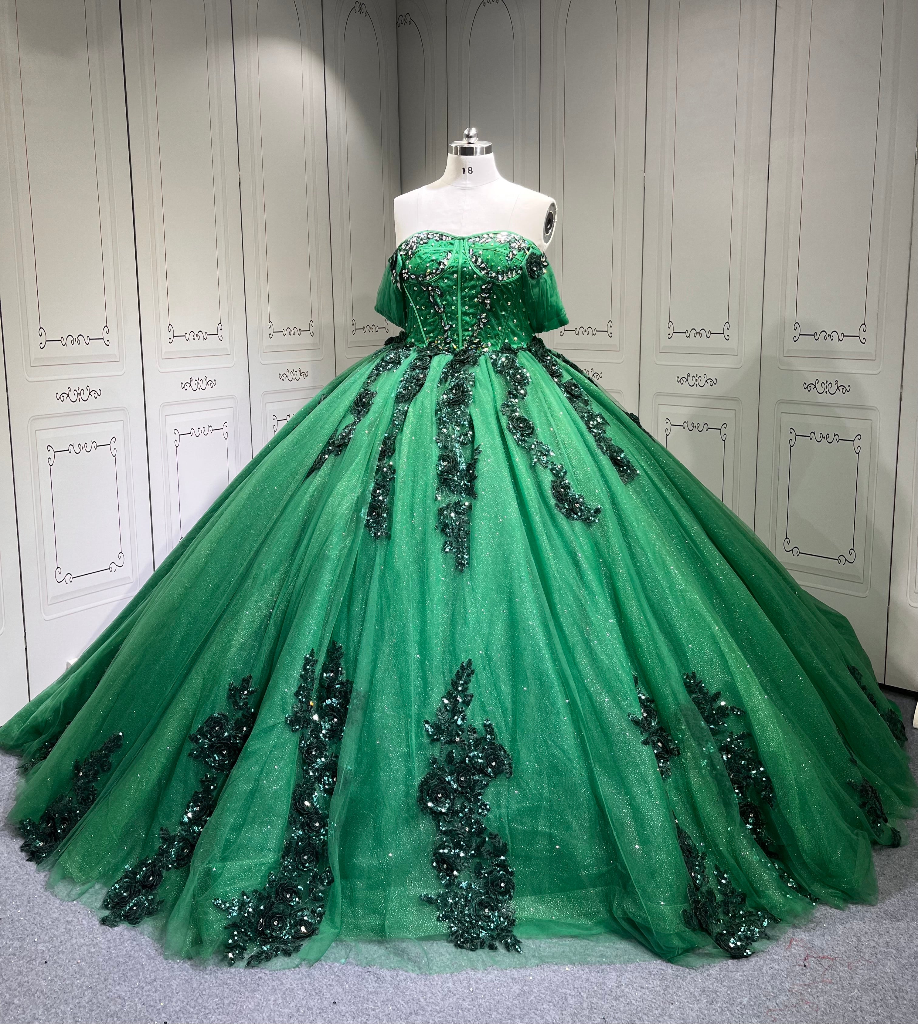 Mumuleo Emerald Green Quinceanera Dress Vestidos De 15 Aos Azul Para 15 Aos Xv Dresses Vestidos De 15 Ball Gown Blue Verde