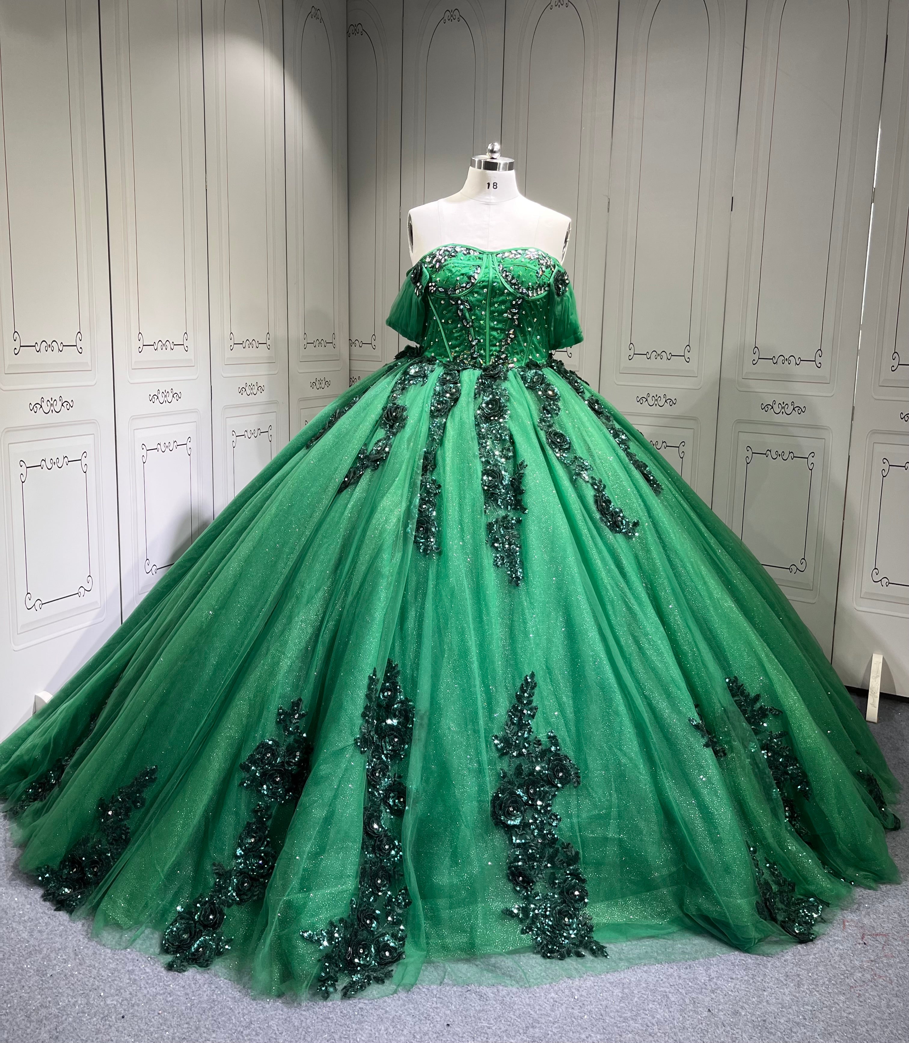 Mumuleo Emerald Green Quinceanera Dress Vestidos De 15 Aos Azul Para 15 Aos Xv Dresses Vestidos De 15 Ball Gown Blue Verde