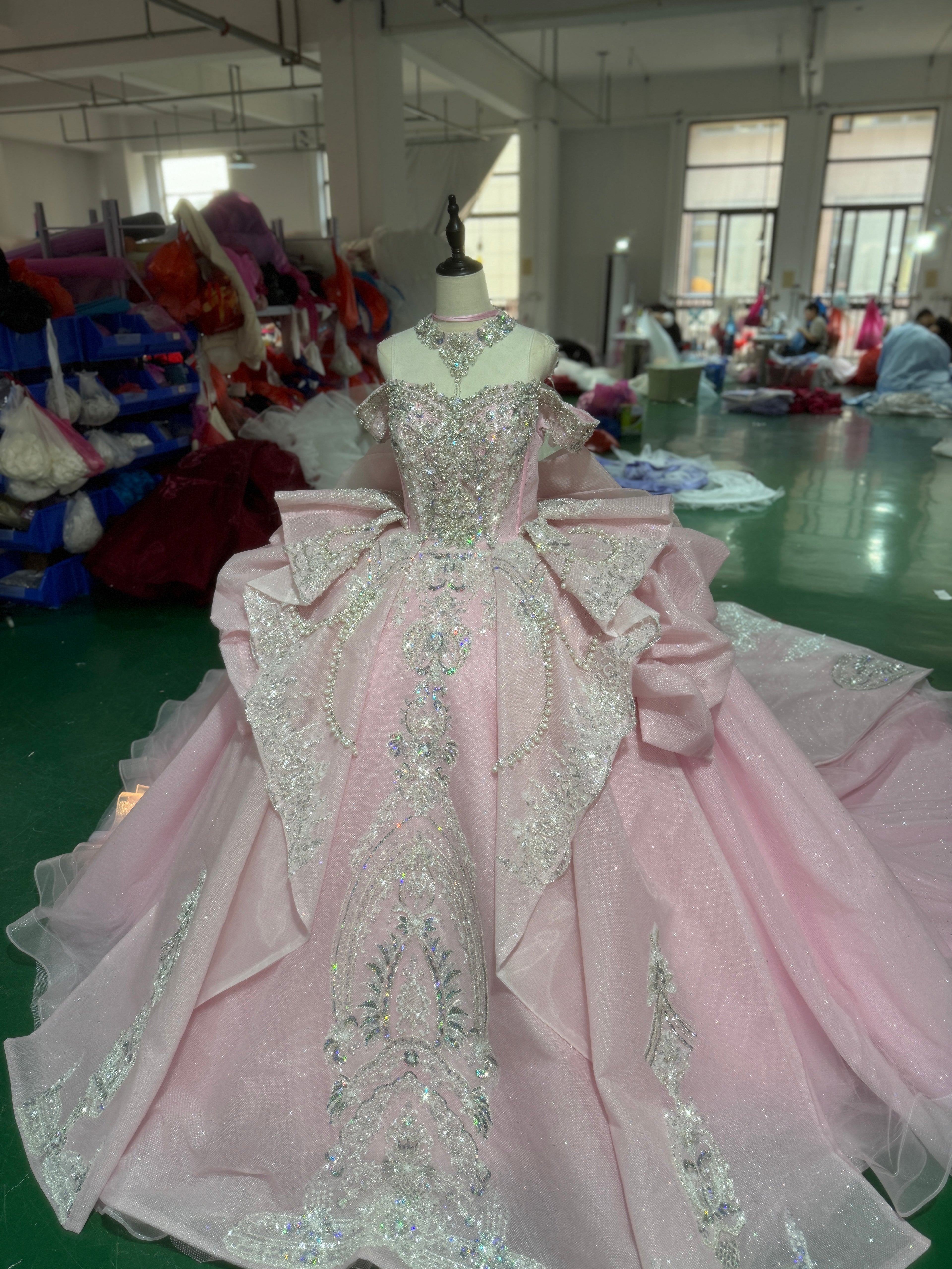 Mumuleo Blush Pink Quinceanera Dresses 2025 Mexican Quince XV Vestidos De 15 Ball Gown Aos Verde Debutante Para
