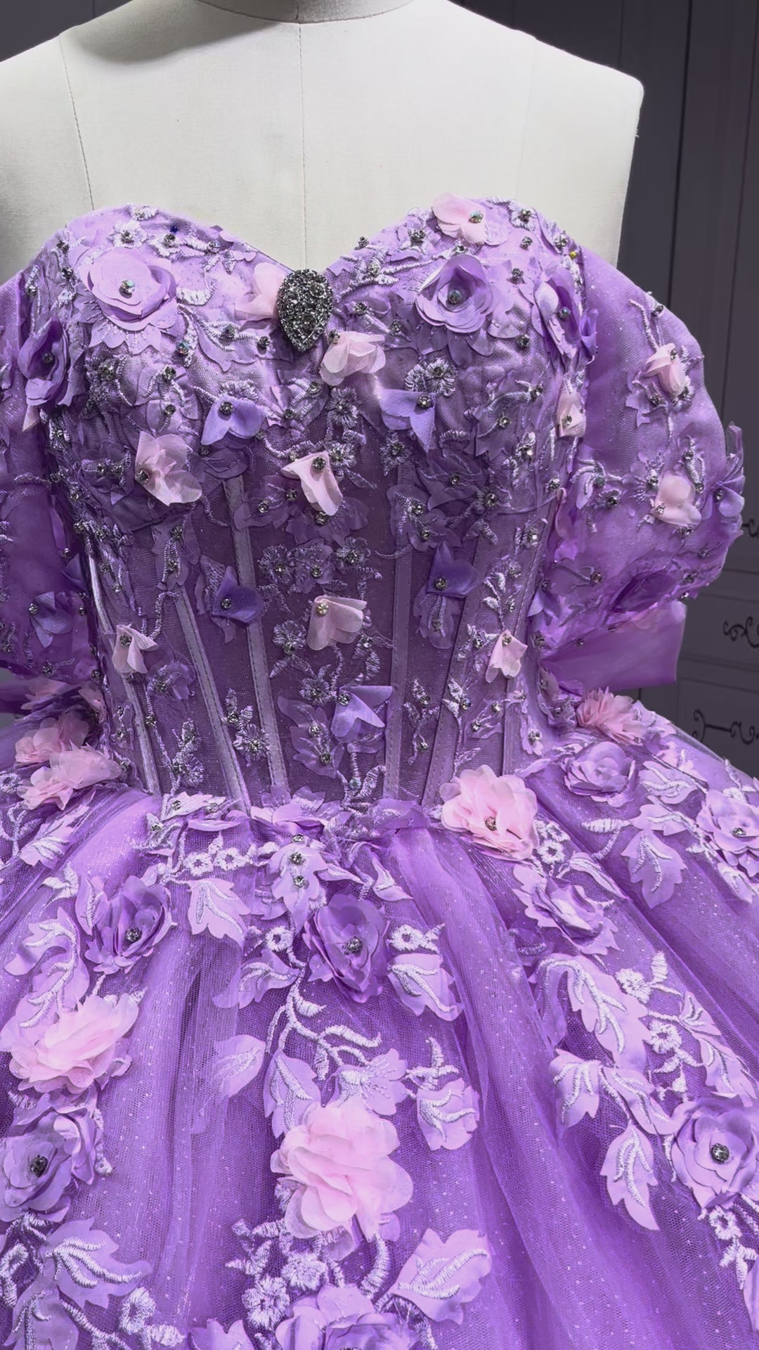 Mumuleo LilacLight Purple Quinceanera Dress Vestidos De Novia Quinceaera Ball Gowns Para Aos Xv 15 Year Old Dresses