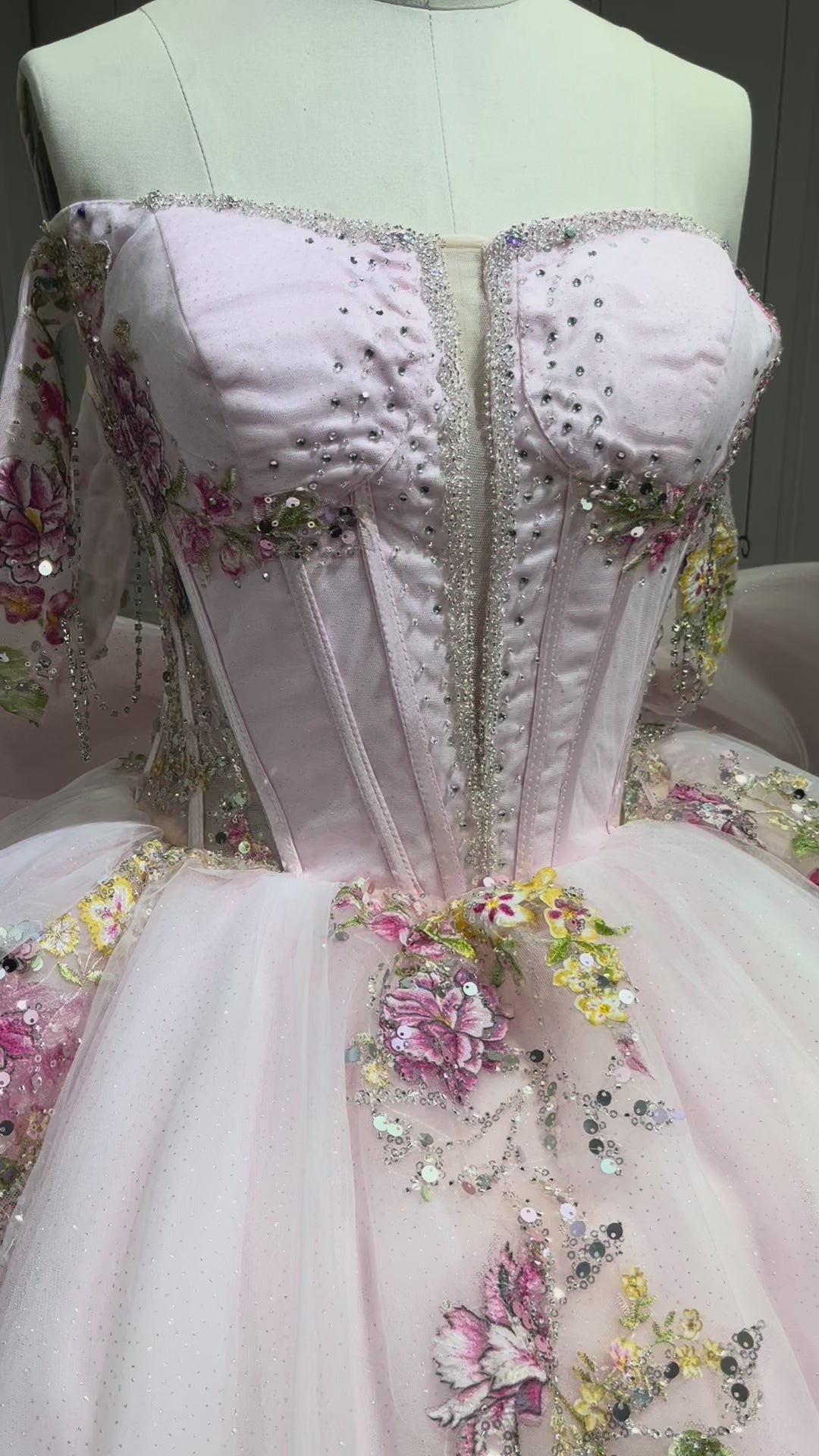 Mumuleo Pearl Pink Quinceanera Dresses Vestidos De 15 Traje De Quinceaera Rosa Y Violeta Vestidos De 15 Anos Ball Gown