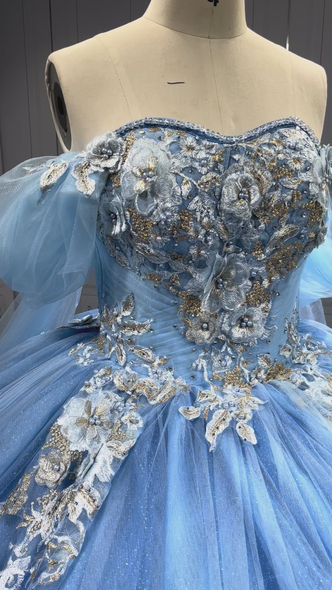 Mumuleo Vestido De Xv Aos En Azul Marino Sky Blue Quinceanera Dress 2025 De Para 15 Aos Quincera Dress Azul Quinceanera Dresses