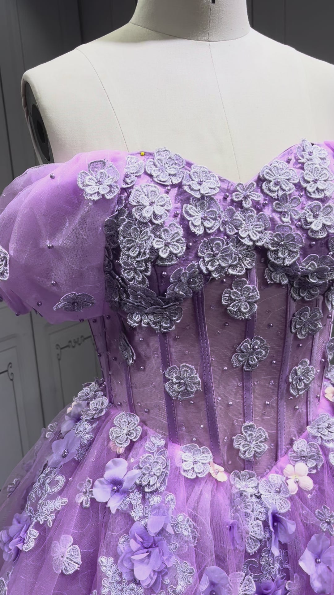 Mumuleo Vestidos De 15 Aos Trajes Para Quinciaeras Vestidos Quinceaera Quinceaera Dresses Para Quinceanera Dresses 15 Lilac